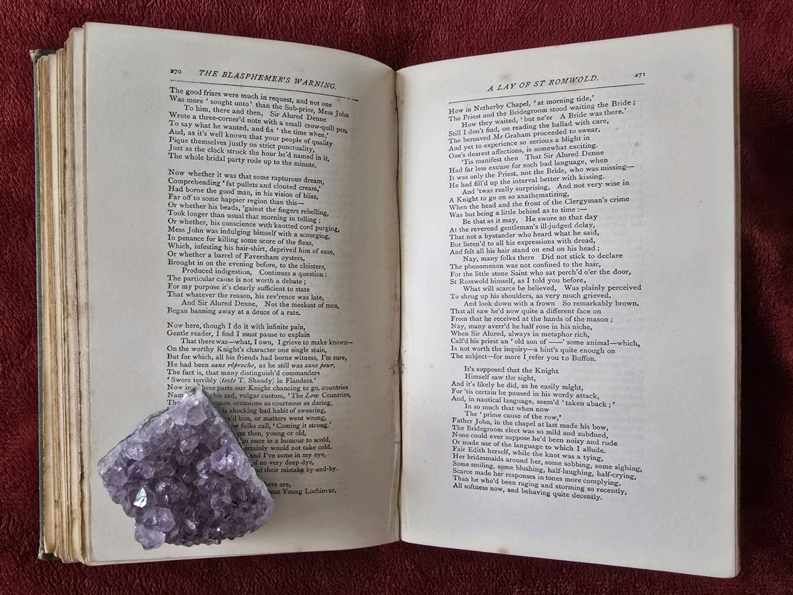 Antique Book INGOLDSBY LEGENDS By T. Ingoldsby 1882 Ghost Stories Myths Legends