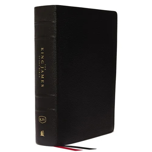 The King James Study Bible, Genuine Leather, Black, Indexed, Full-Color Edition