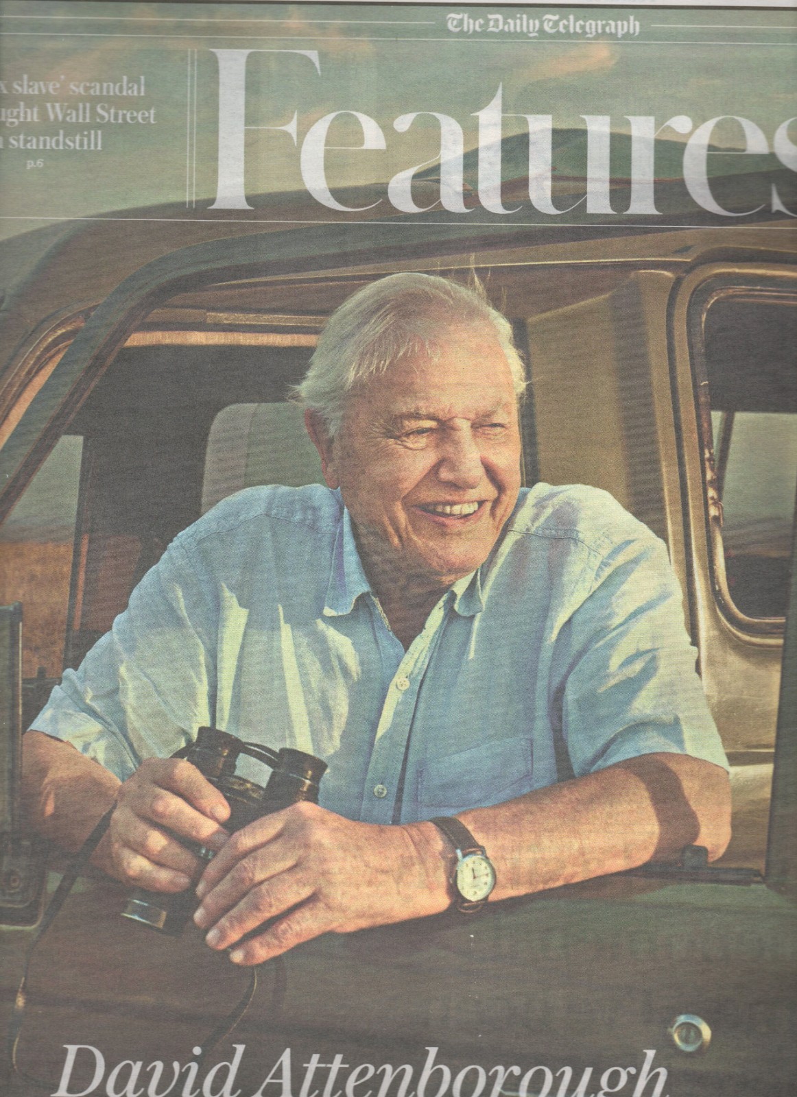 Daily Telegraph Features May 8 2026 -Sir David Attenborough at 100