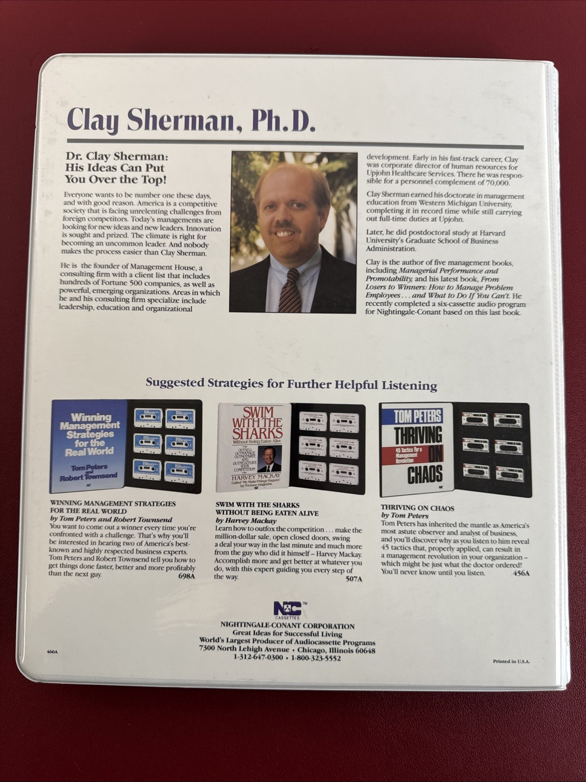 The Uncommon Leader, How To Build And Manage A Winning Team, 6 Cassettes w Guide