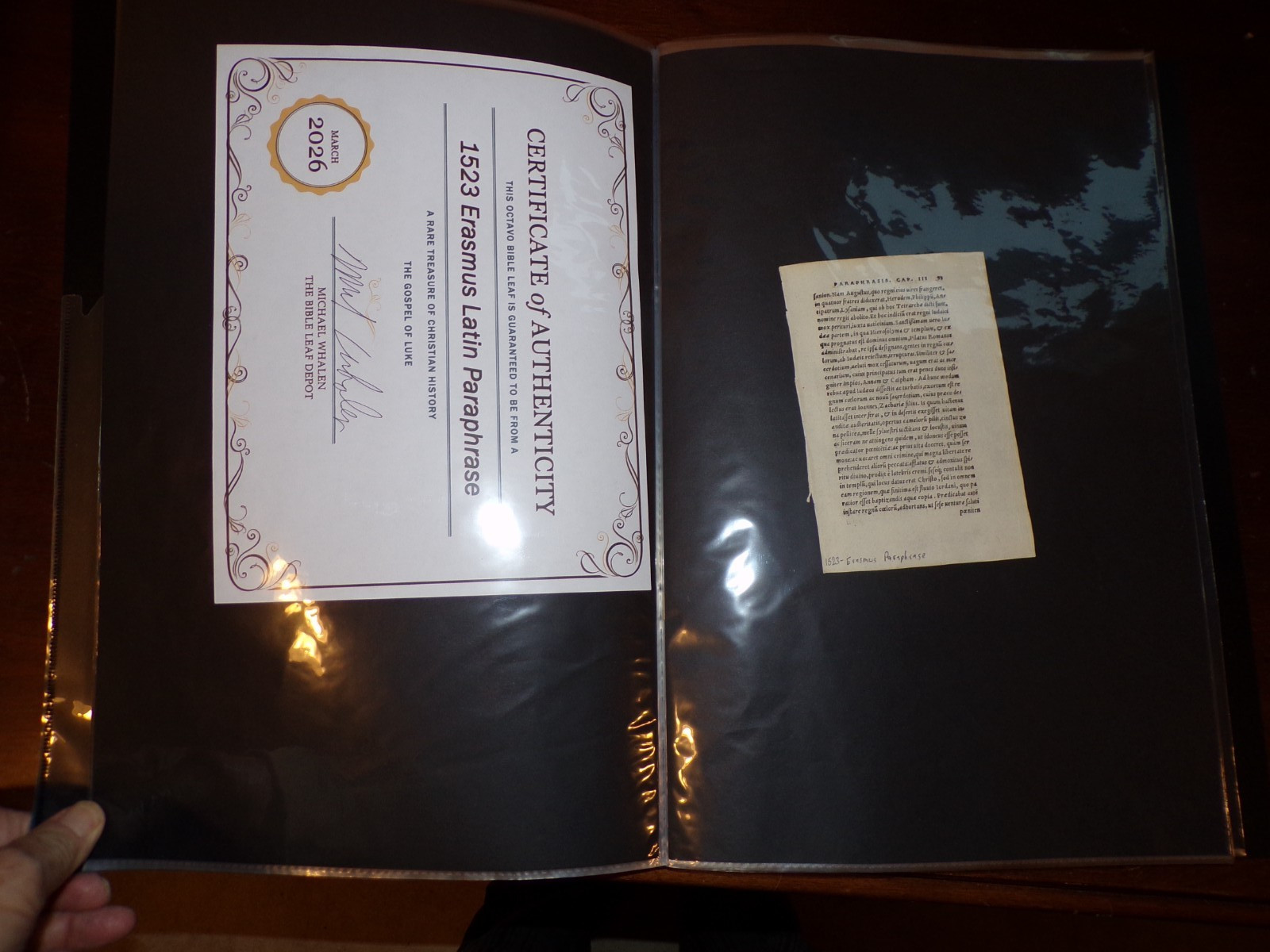 13 Different Bible Leaves-Starter Collection-From 1523 through 1640-Tyndale-Kjv