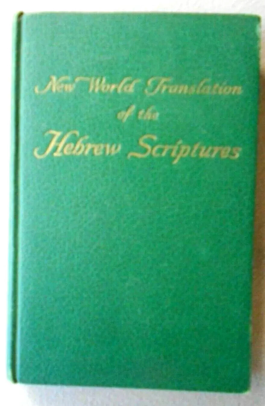 New World Translation HEBREW SCRIPTURES Volumes # 1, 2 & 3 LARGE PRINT