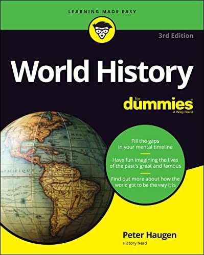 World History For Dummies – Paperback, by Haugen Peter – Very Good