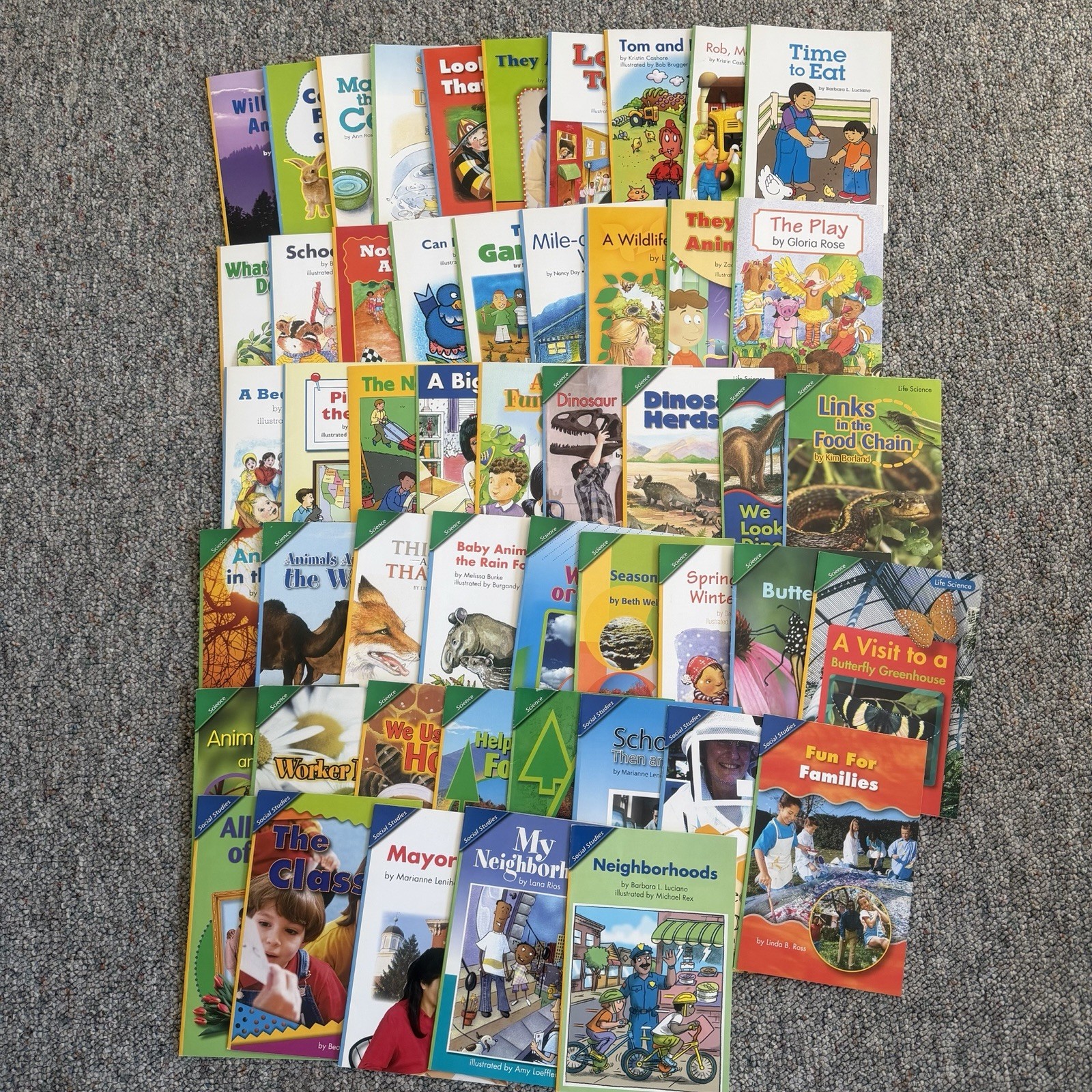 Scott Foresman Reading Street Grade 1 Leveled Readers Lot of 45+ Homeschool B