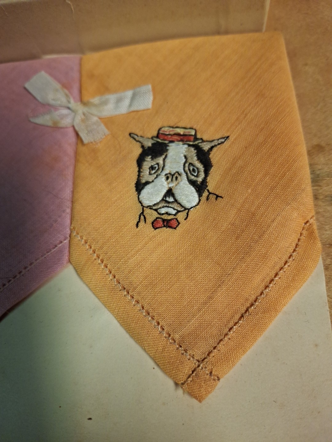 ANTQ Tom Thumb Books Rand McNally Lot 1943 1949 Nursery Rhymes Linen Dog Hankies