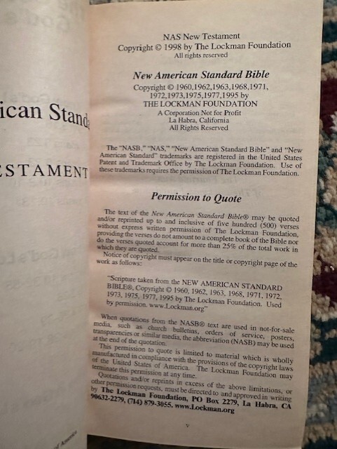 The Covenant of God’s Love 1998 : Lockman Foundation