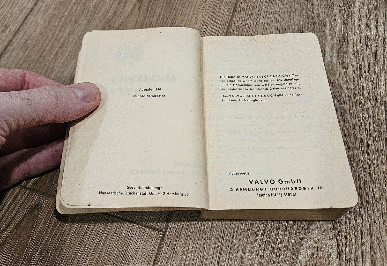 Valvo Taschenbuch 1970 – Vintage German | Catalogue Tubes/Valves/Semiconductors