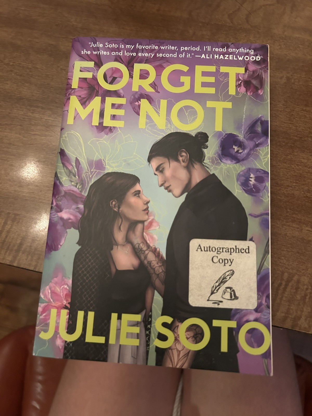 Signed Copy! Forget Me Not – 1538740885, paperback, Julie Soto