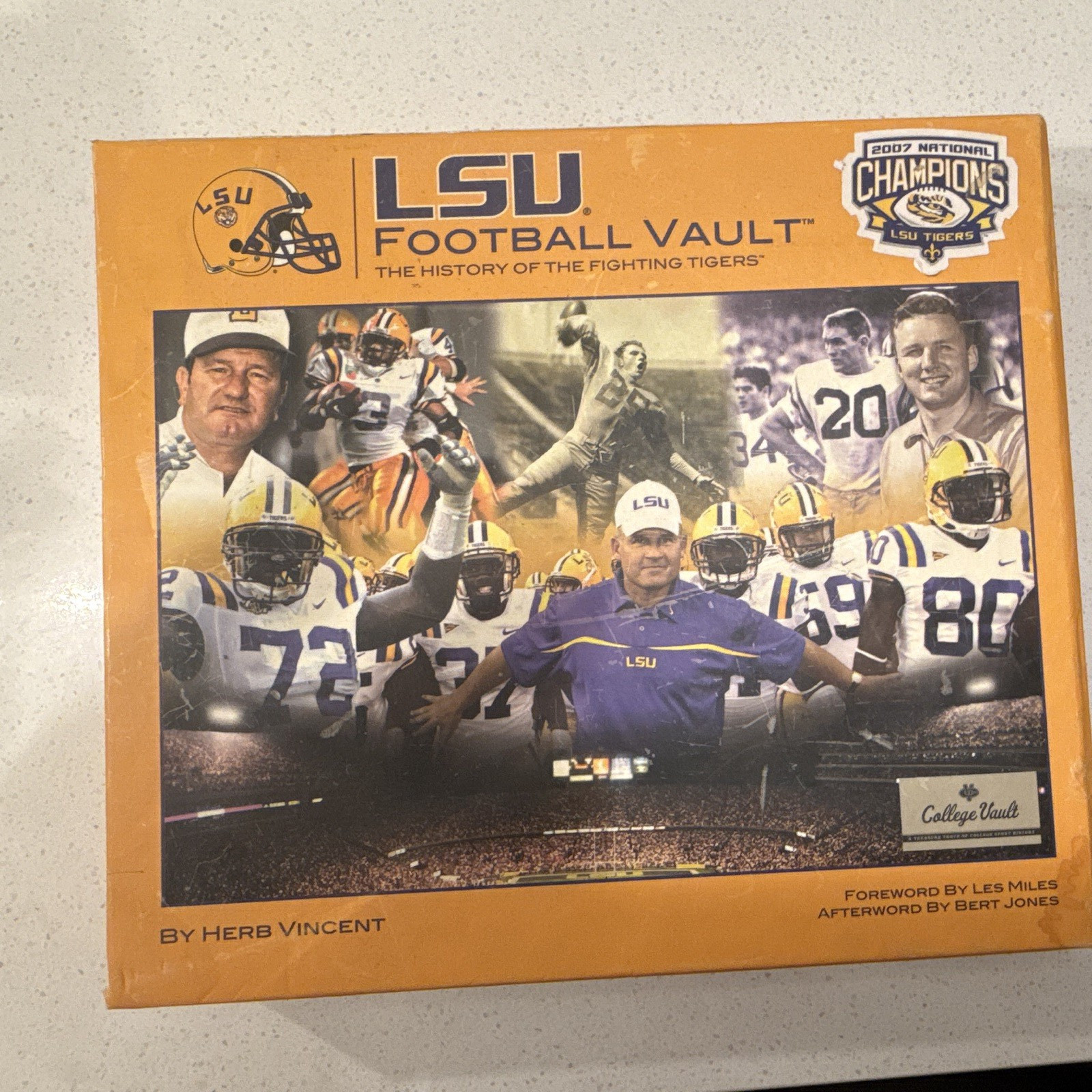LSU Football Vault: History of the Fighting Tigers HC Illustrated Herb Vincent