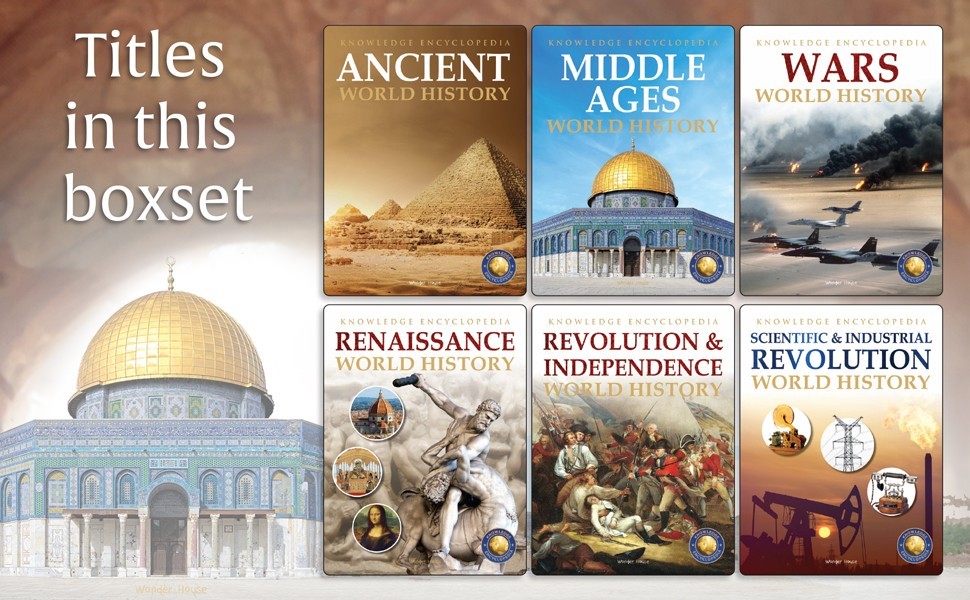 World History – Collection of 6 Books : Knowledge Encyclopedia For Children