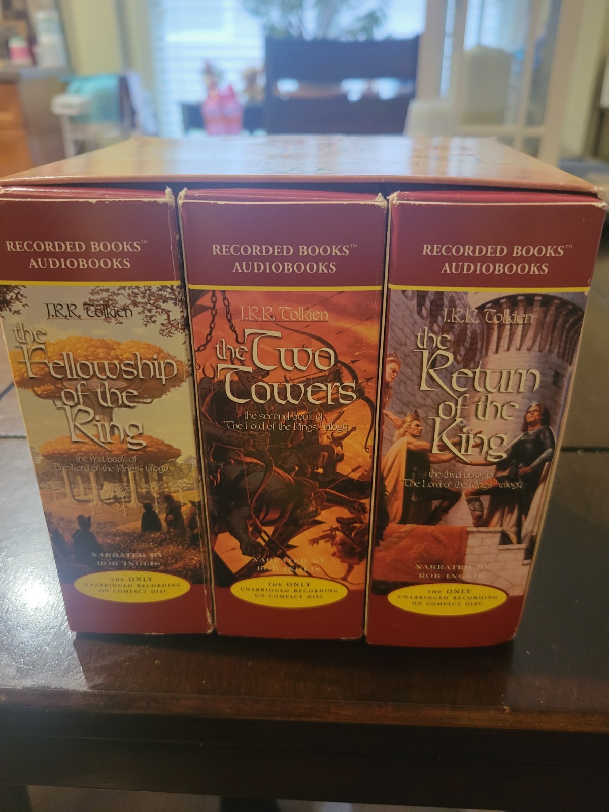 Lord of the Rings Trilogy Gift Set J.R.R. Tolkien CDs Unabridged Audiobooks