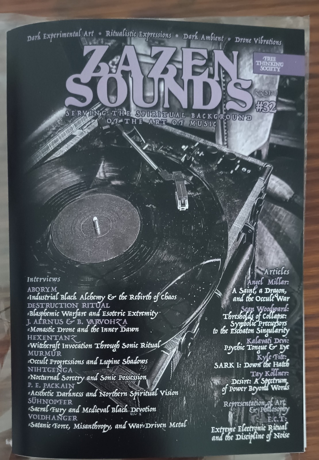 Zazen Sounds Mag. #32 +Promo-CD (ft. Destruction Ritual, Aborym) *FREE SHIPPING*