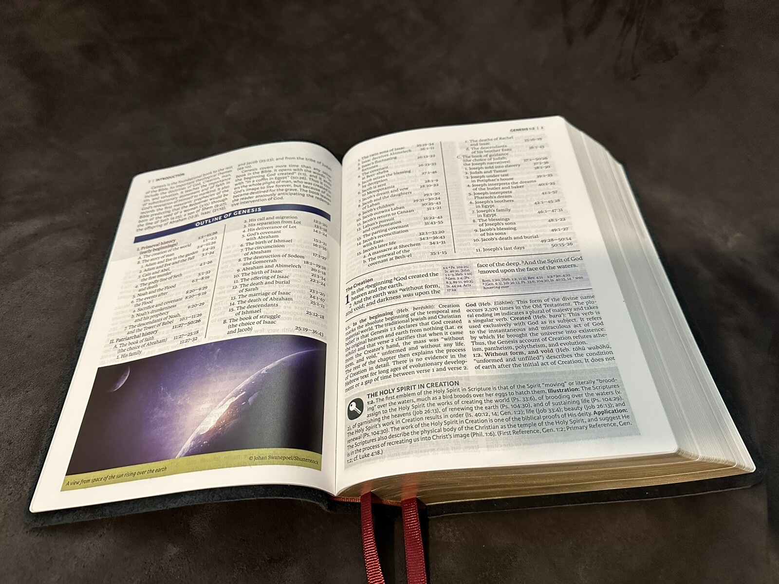 KJV KING JAMES study bible genuine leather