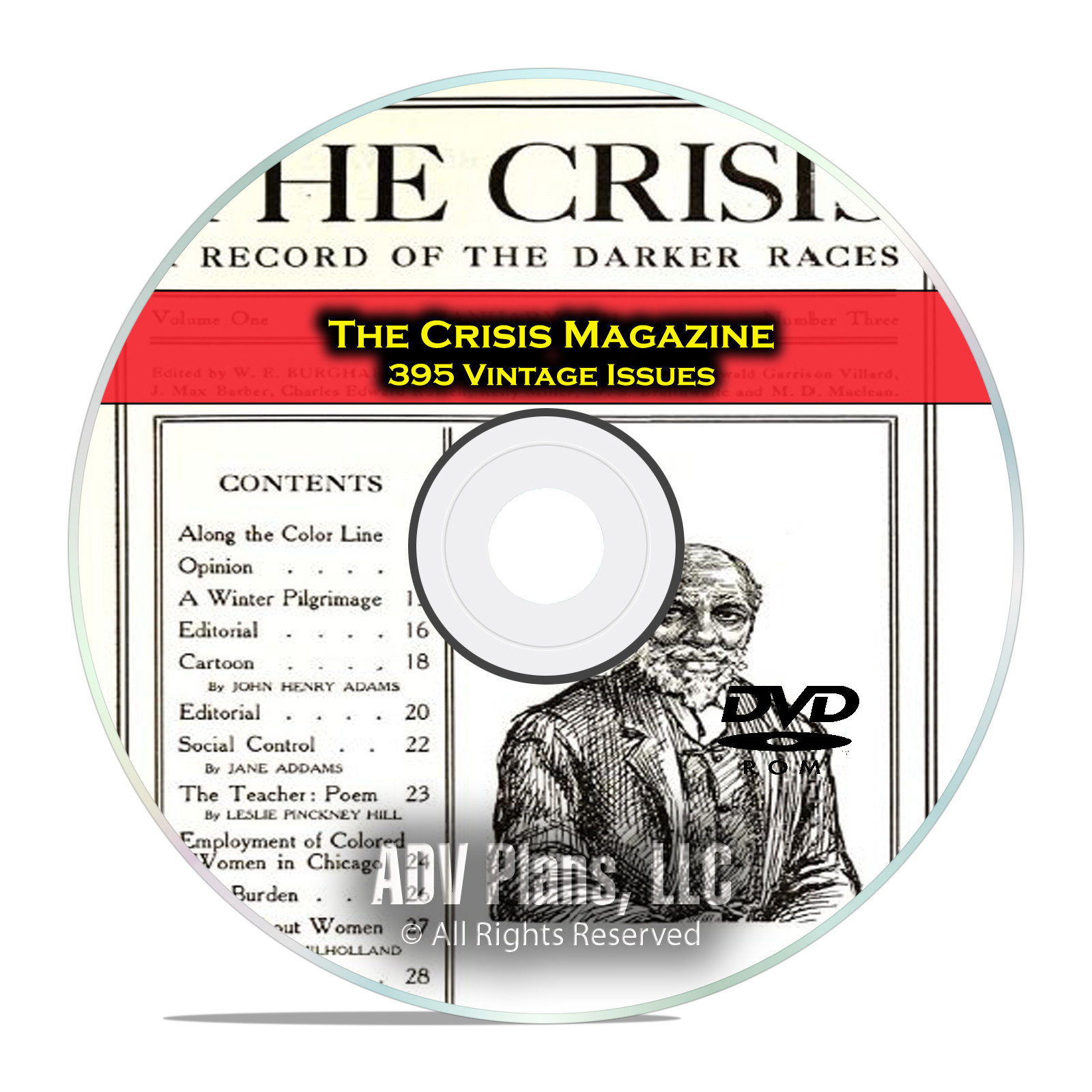 The Crisis Magazine, 395 Issues 1910-1963 Civil Rights Equality Movement DVD