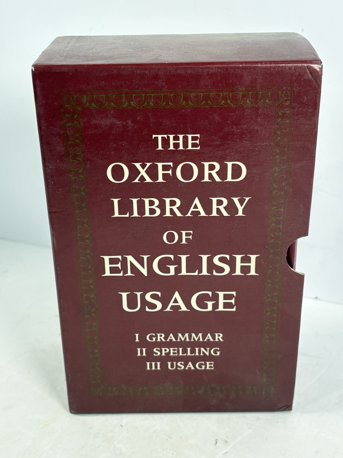 Oxford Library of English Usage 3 Volume Set Grammar Spelling Usage