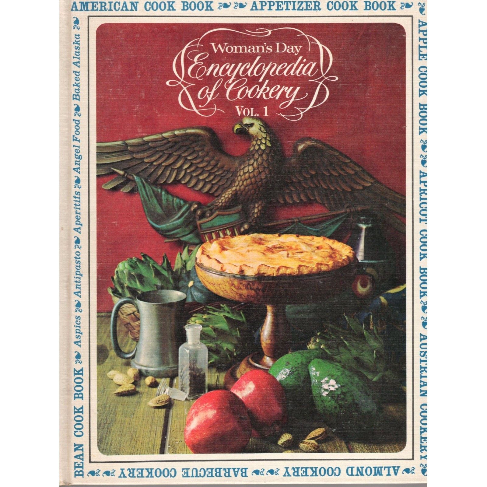 Women’s Day Encyclopedia of Cookery Vol 1 1966 168 pages of recipes color photos