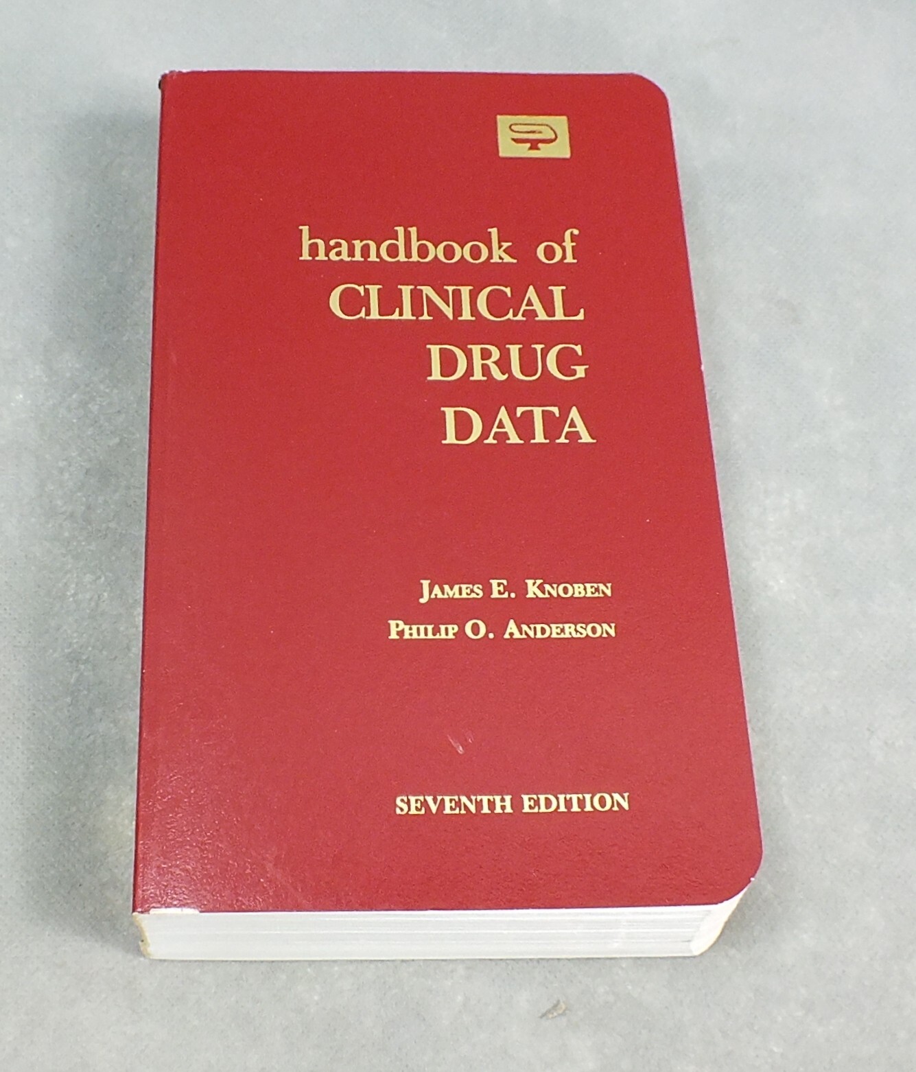 1993 HANDBOOK OF CLINICAL DRUG DATA Knoben/Anderson SEVENTH EDITION Softcover