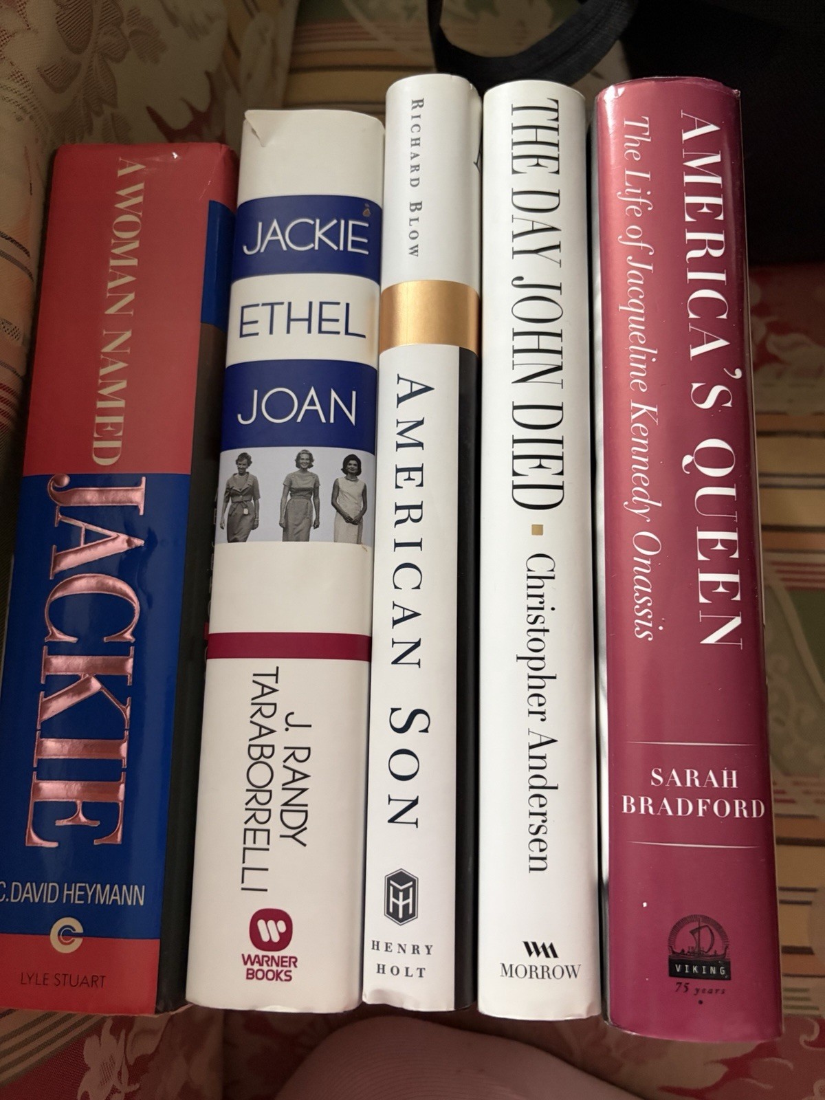 Lot Of 5 Jackie O John F Kennedy Hardcover Books