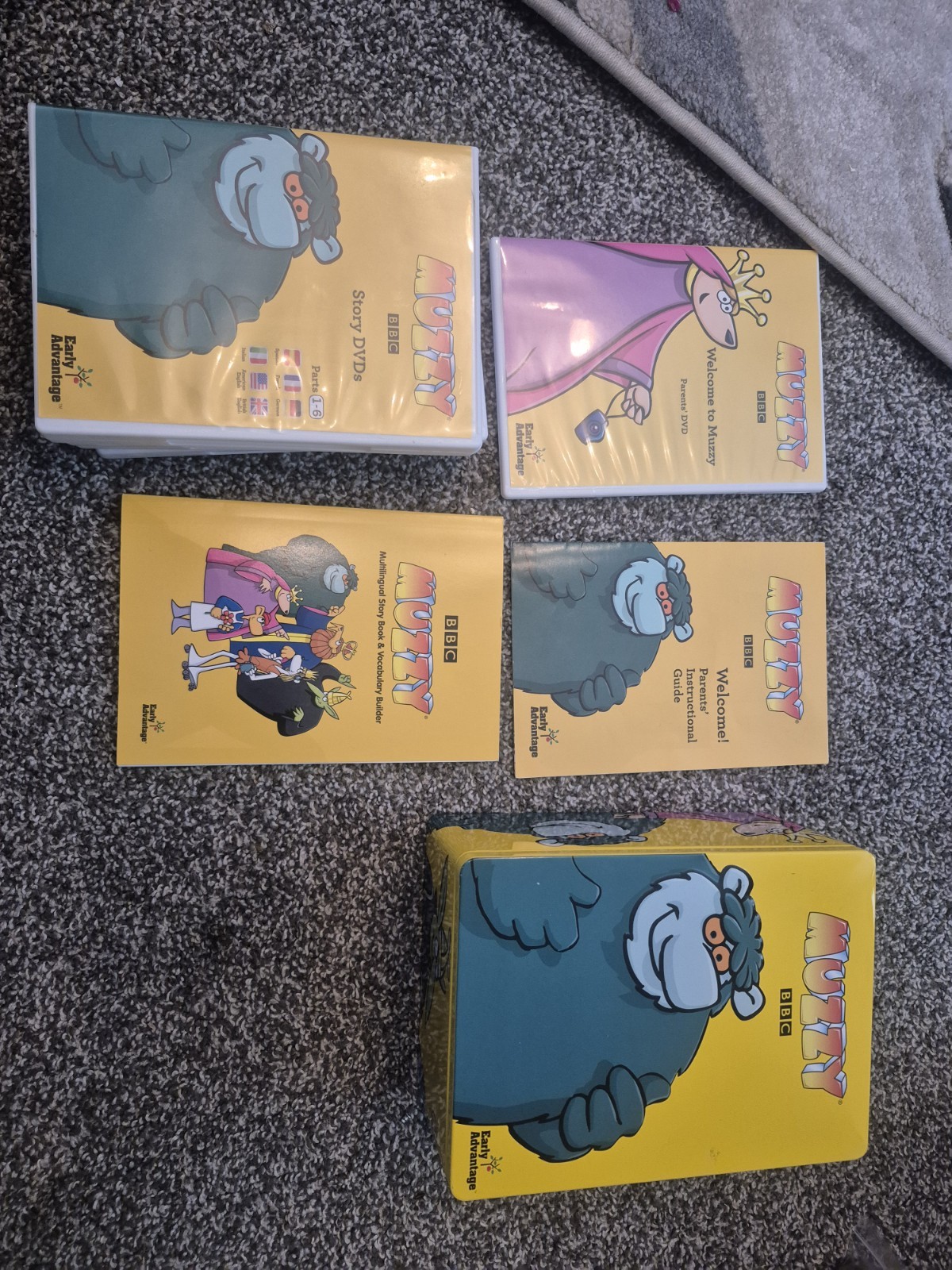BBC MUZZY Early Level 1 Multilingual Language DVD/CD/CD-Rom Box Set