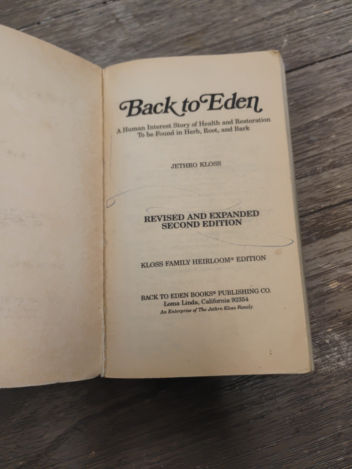Back To Eden