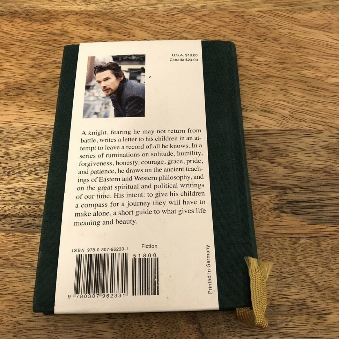 Ethan Hawke signed book + ARC lot! Rules for a Knight, A Bright Ray Of Darkness