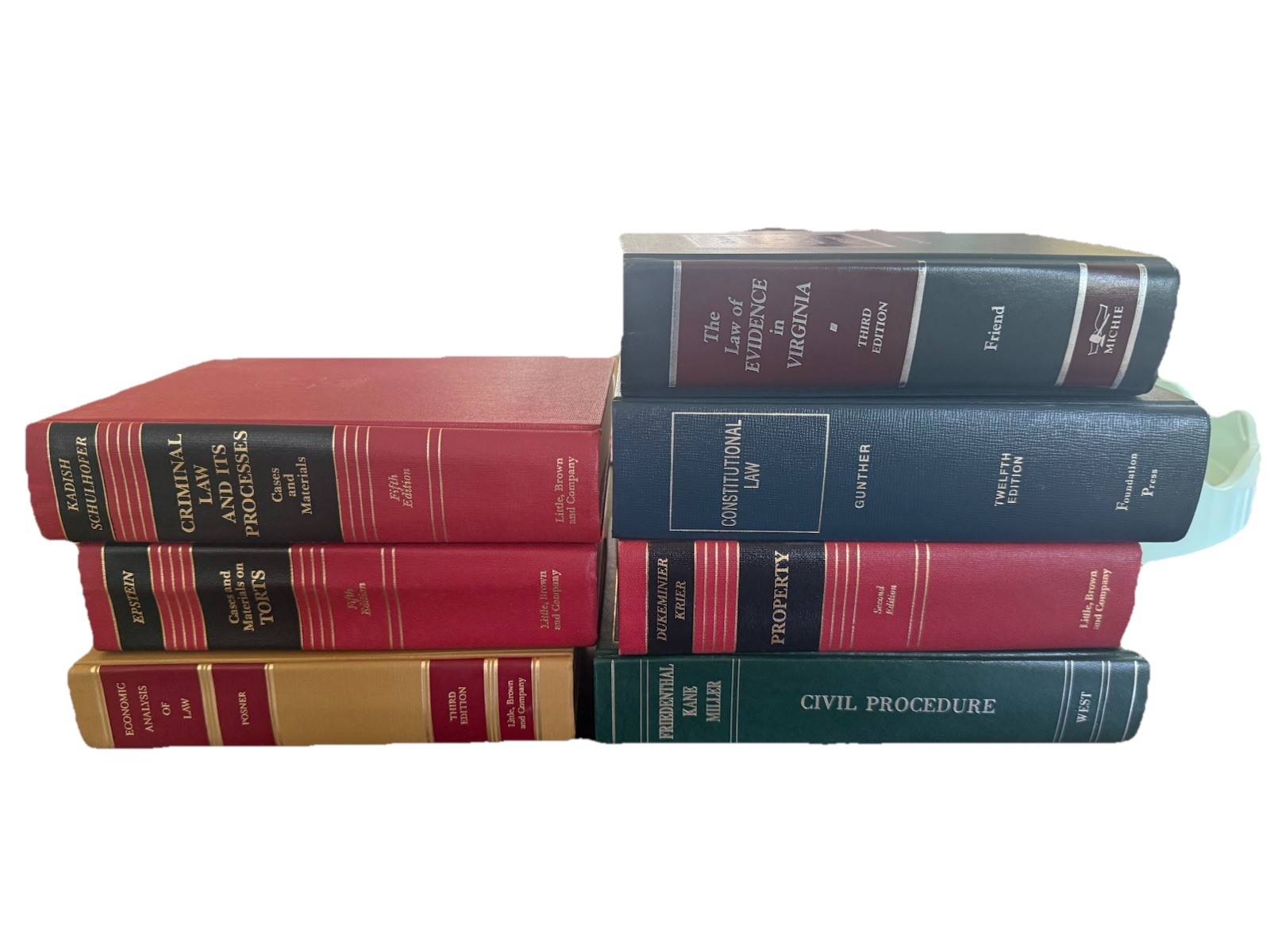 Law School Textbook Lot – Civil Procedure, Property, Constitutional Law & More