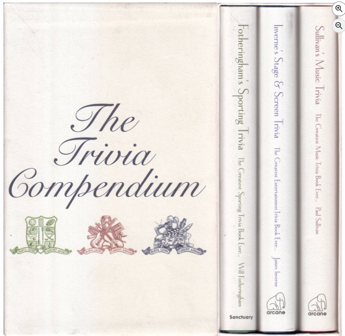 The Trivia Compendium By William Fotheringham, Paul Sullivan, James Inverne -NEW