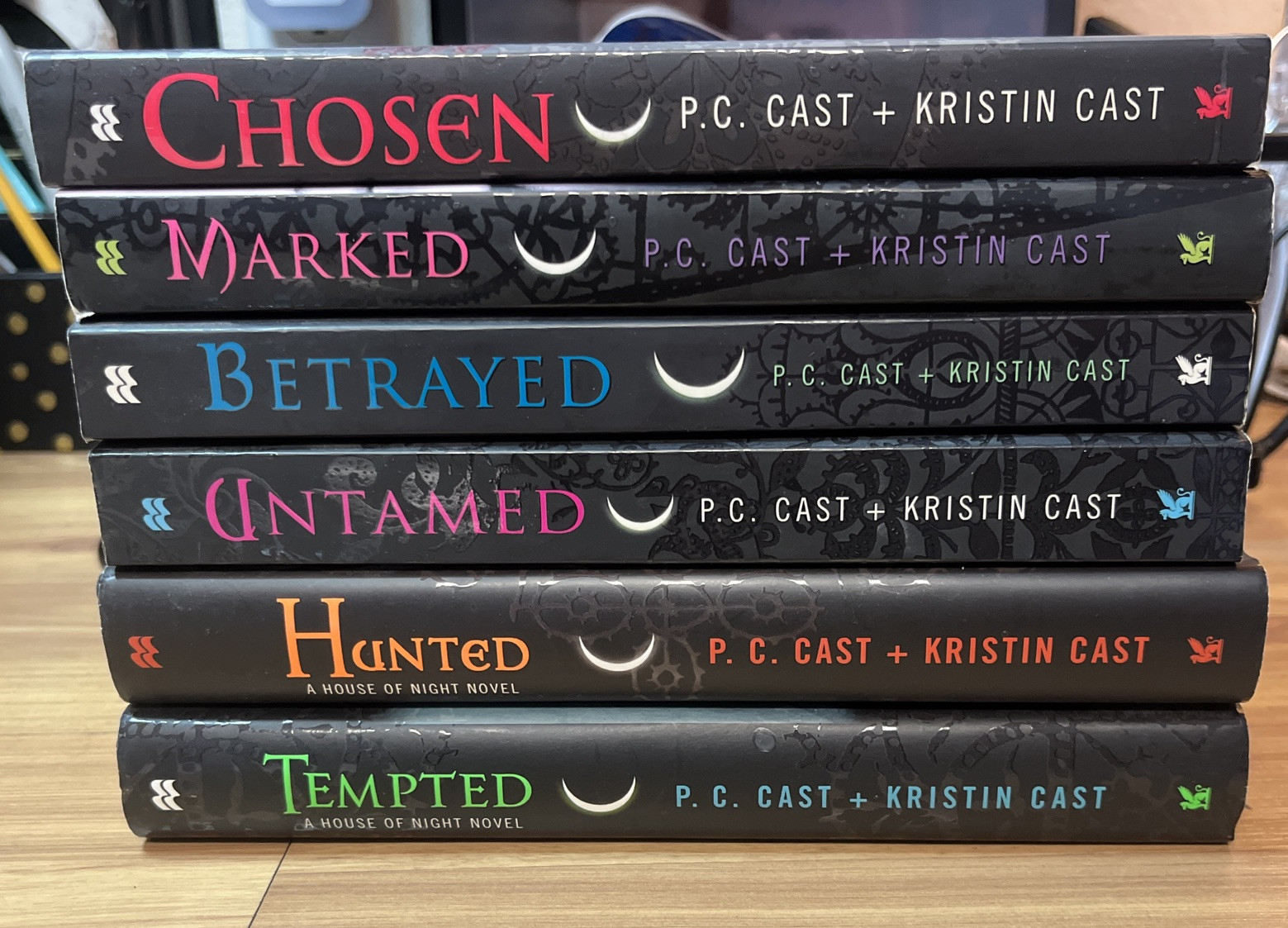 Lot of 6 House of Night Series Books by P.C. Cast & Kristin Cast – HC FREE SHIP