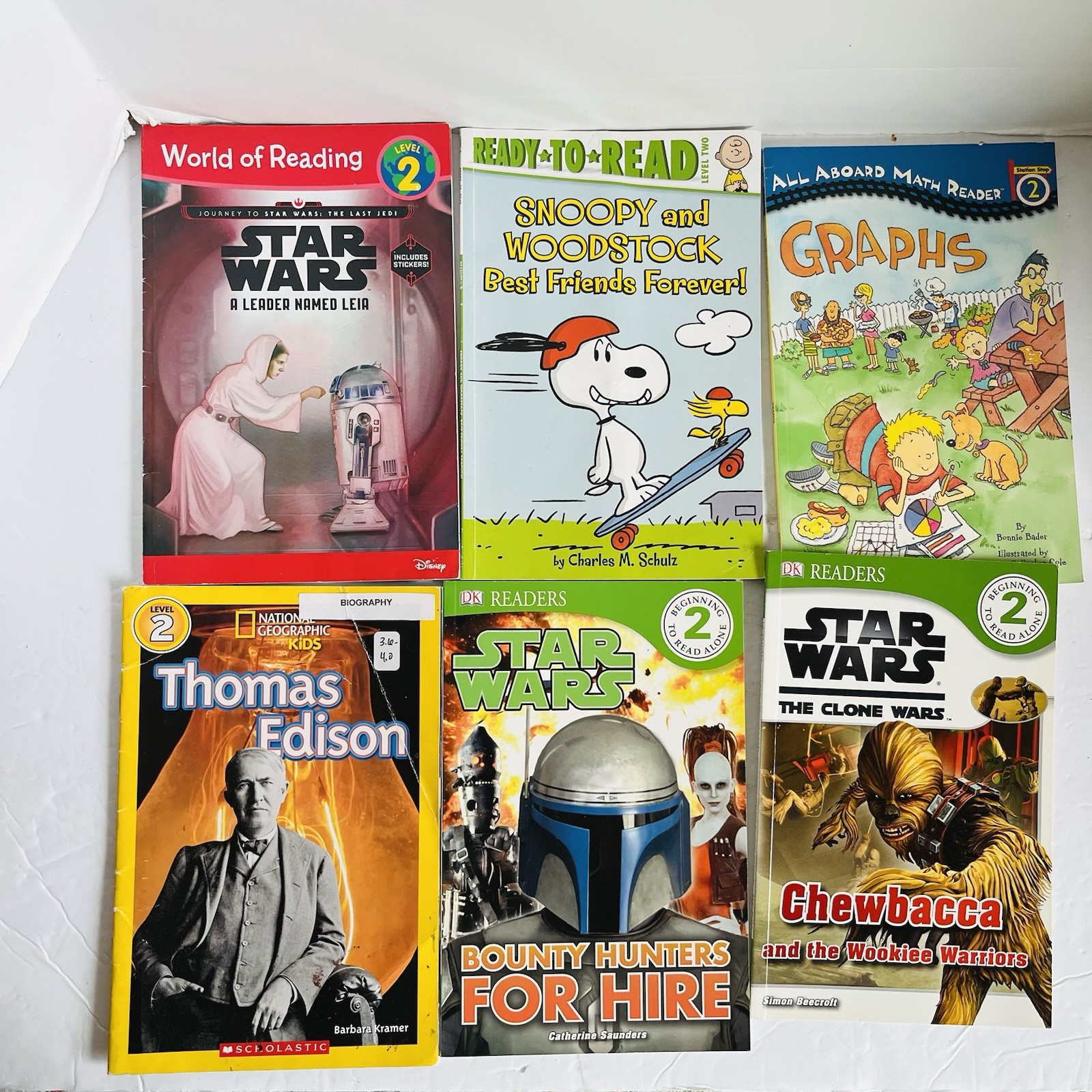 Lot of 10 Beginning Reader Books Level 2-3 Step Into Reading I Can Read Mixed