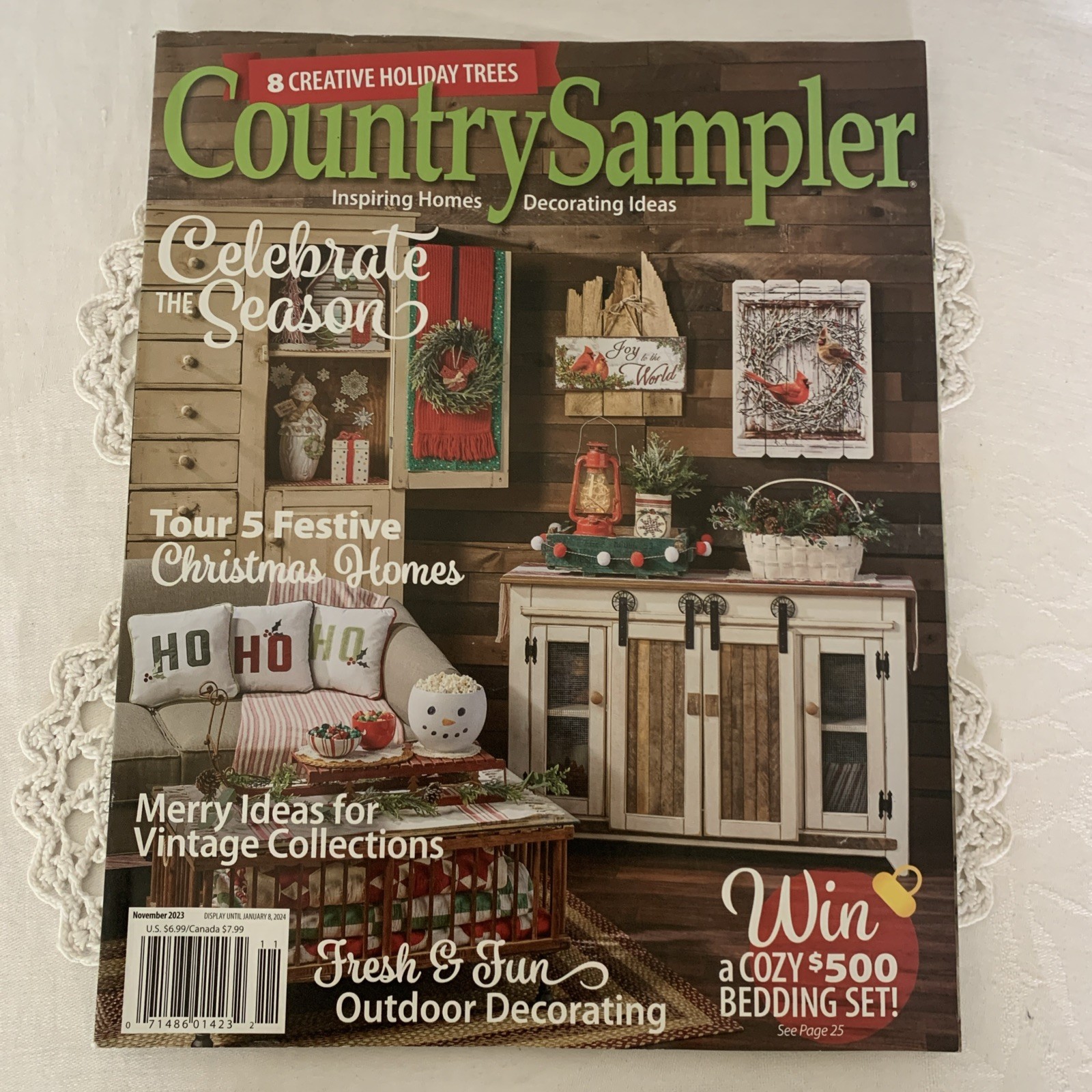 COUNTRY SAMPLER magazine November 2023 Vintage Christmas Ideas