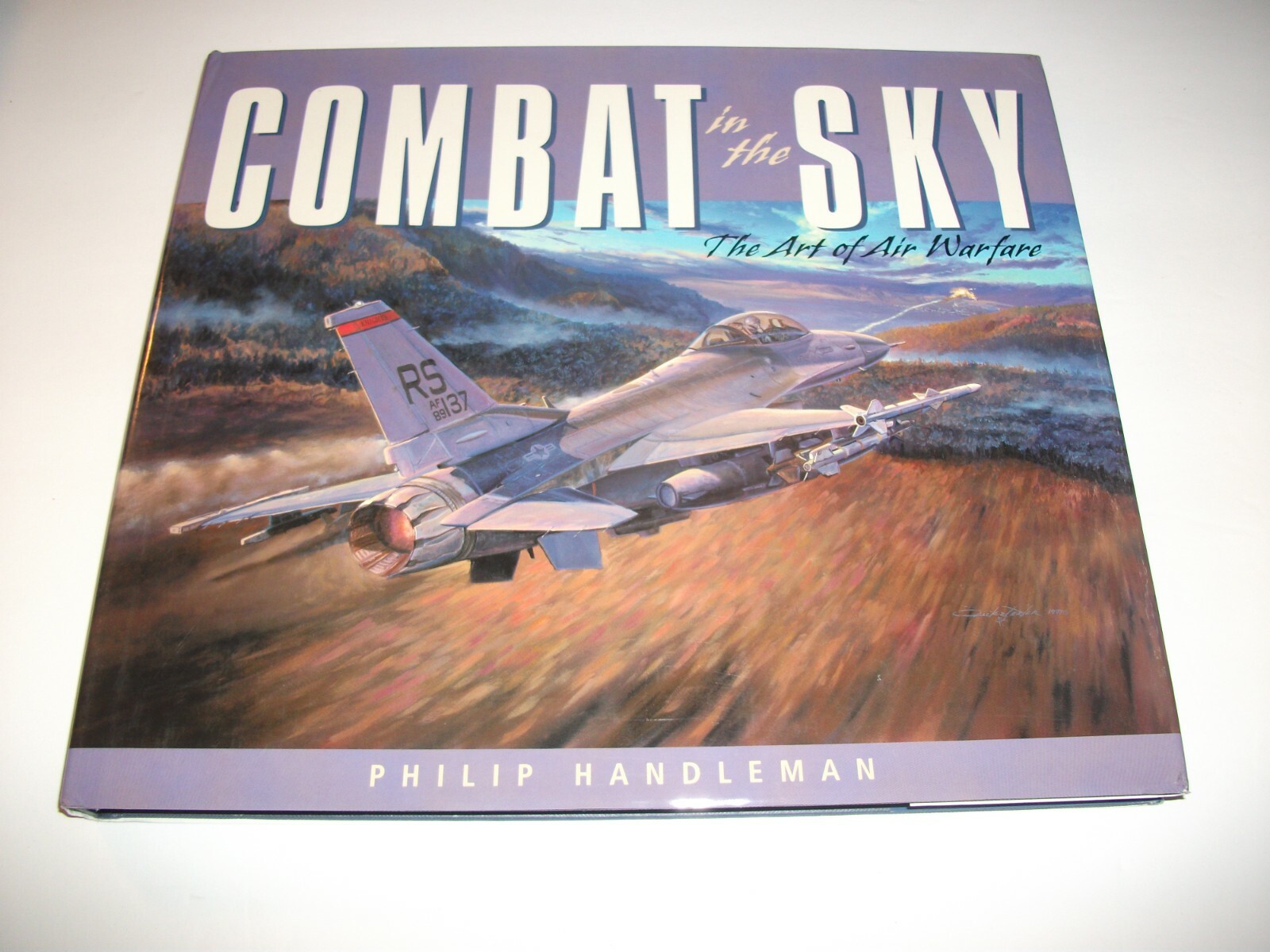 “Combat in The Sky” Philip Handleman 12×11 inch Hard Cover Aviation “Air War”