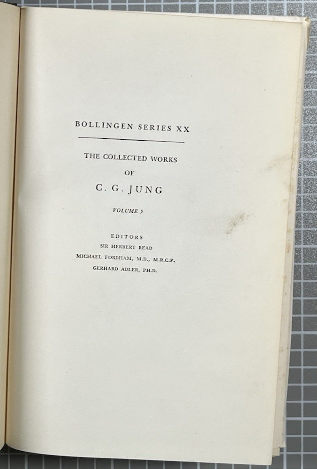 Symbols of Transformation, C.G. Jung 1956. Bollingen Series *Good*