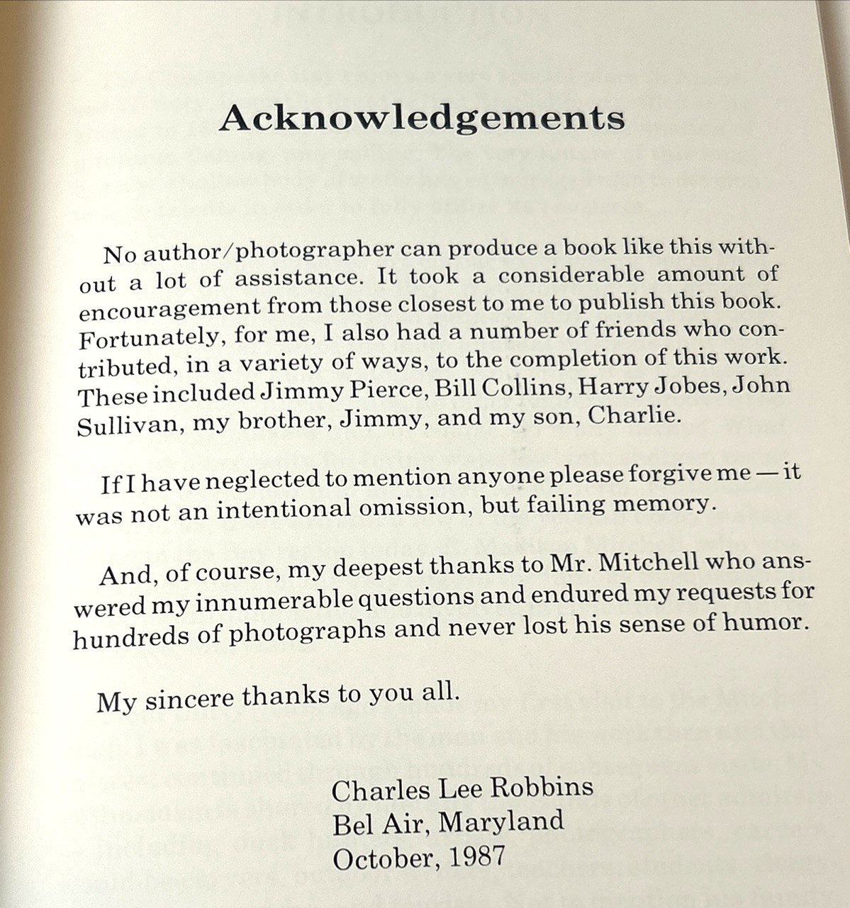 R. Madison Mitchell – Charles Robbins – His Life and Decoys First Ed. Signed x2