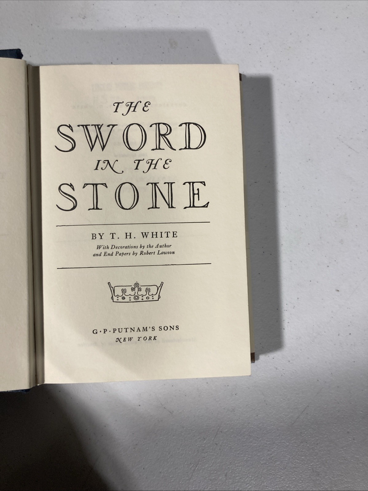 The Sword in the Stone. T. H. White. 1939. 1st ed. 14th Printing Hardcover + DJ