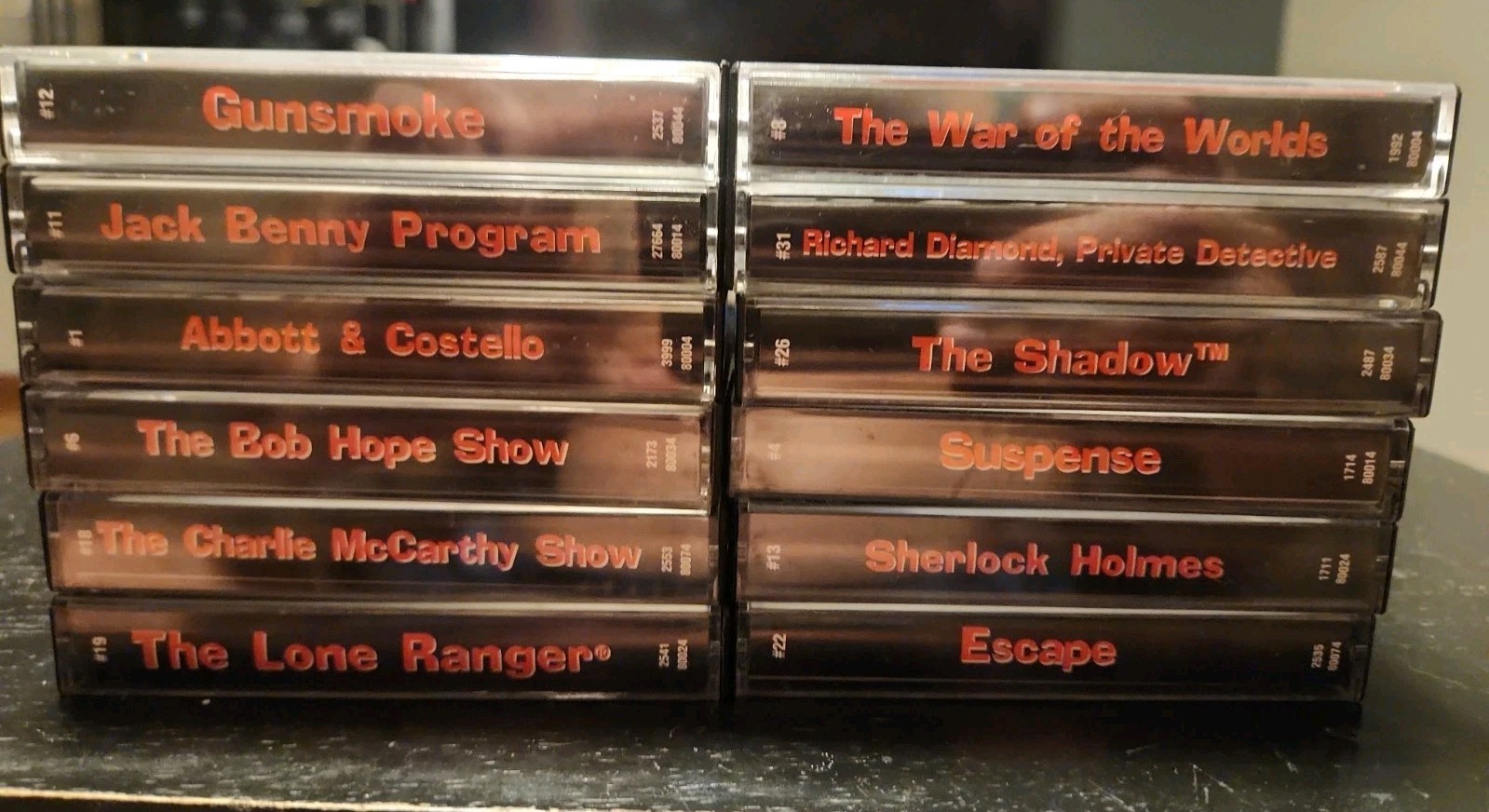 The World’s Greatest Old Time Radio Shows lot of 12 CASSETTES Western Genre