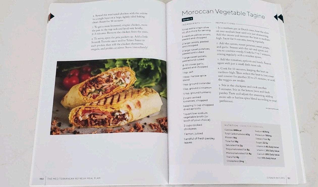 Mediterranean Refresh Meal Plan – Your – Paperback Book, by Erika Simons –