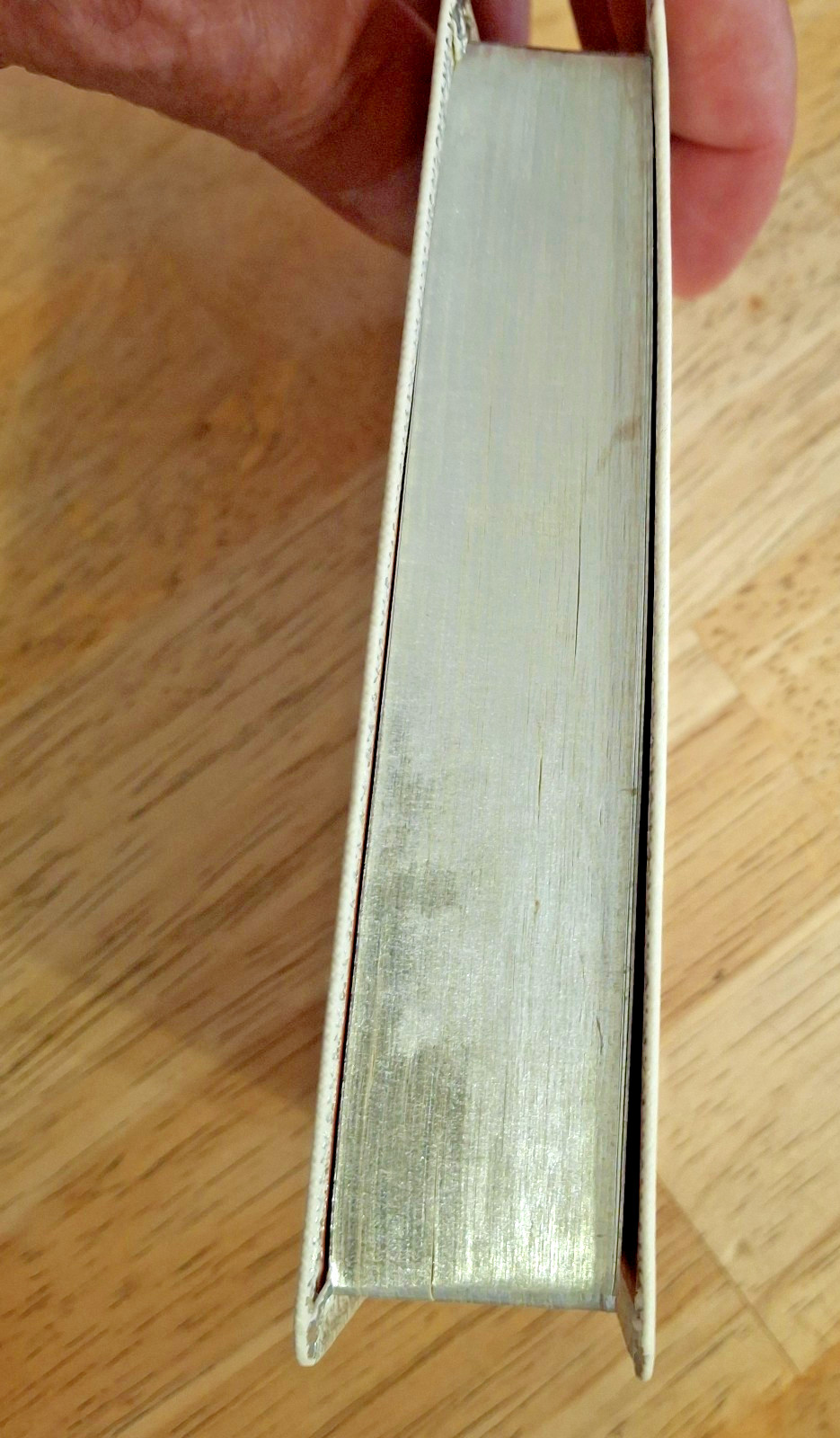 KJV Zondervan Wedding Bible Genuine White Leather/silver edges 3.5x 5.5 inches