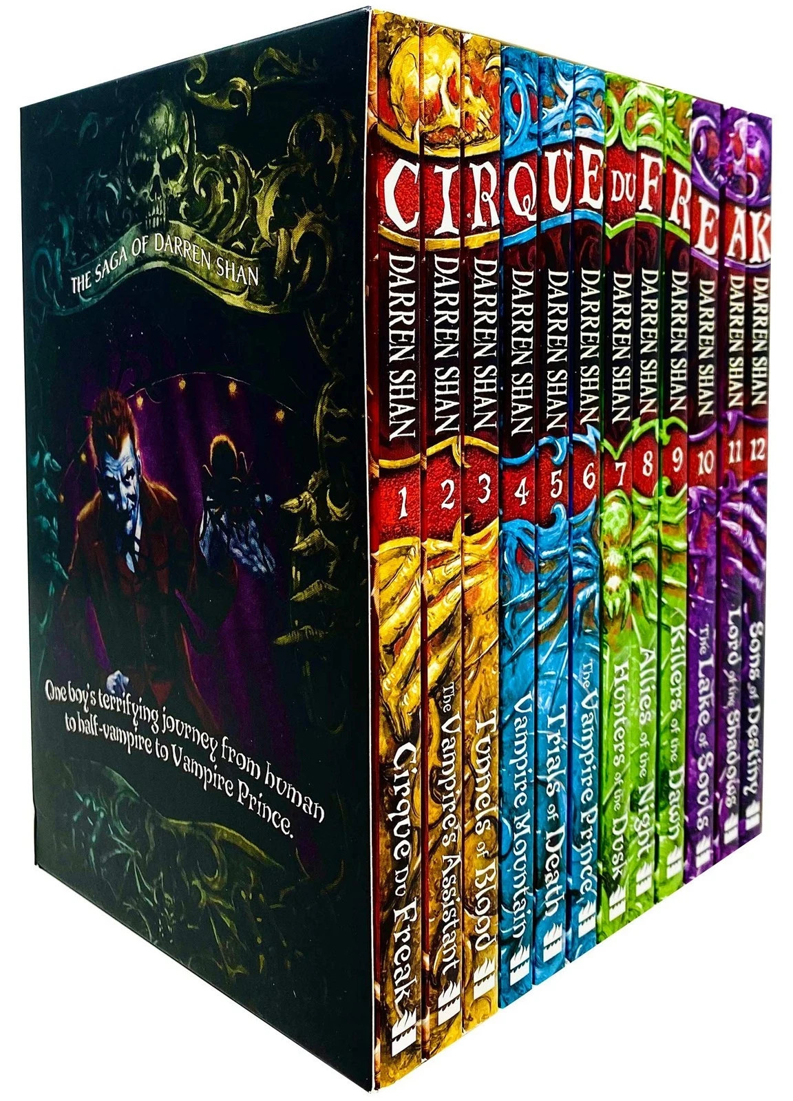 Darren Shan Cirque du Freak Saga Collection 12 Books Set Horror Paperback Ages 9