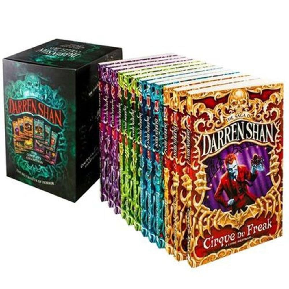 Darren Shan Cirque du Freak Saga Collection 12 Books Set Horror Paperback Ages 9