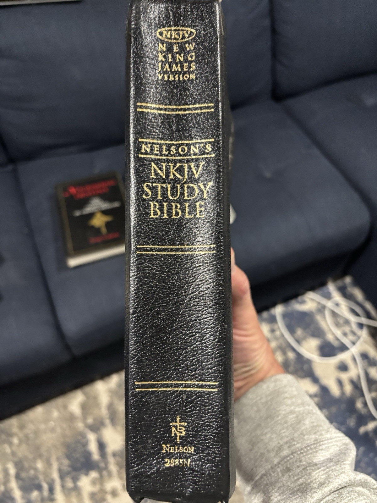 Nelson’s New King James Version 1997 Study Bible Black Bonded Leather #2885N