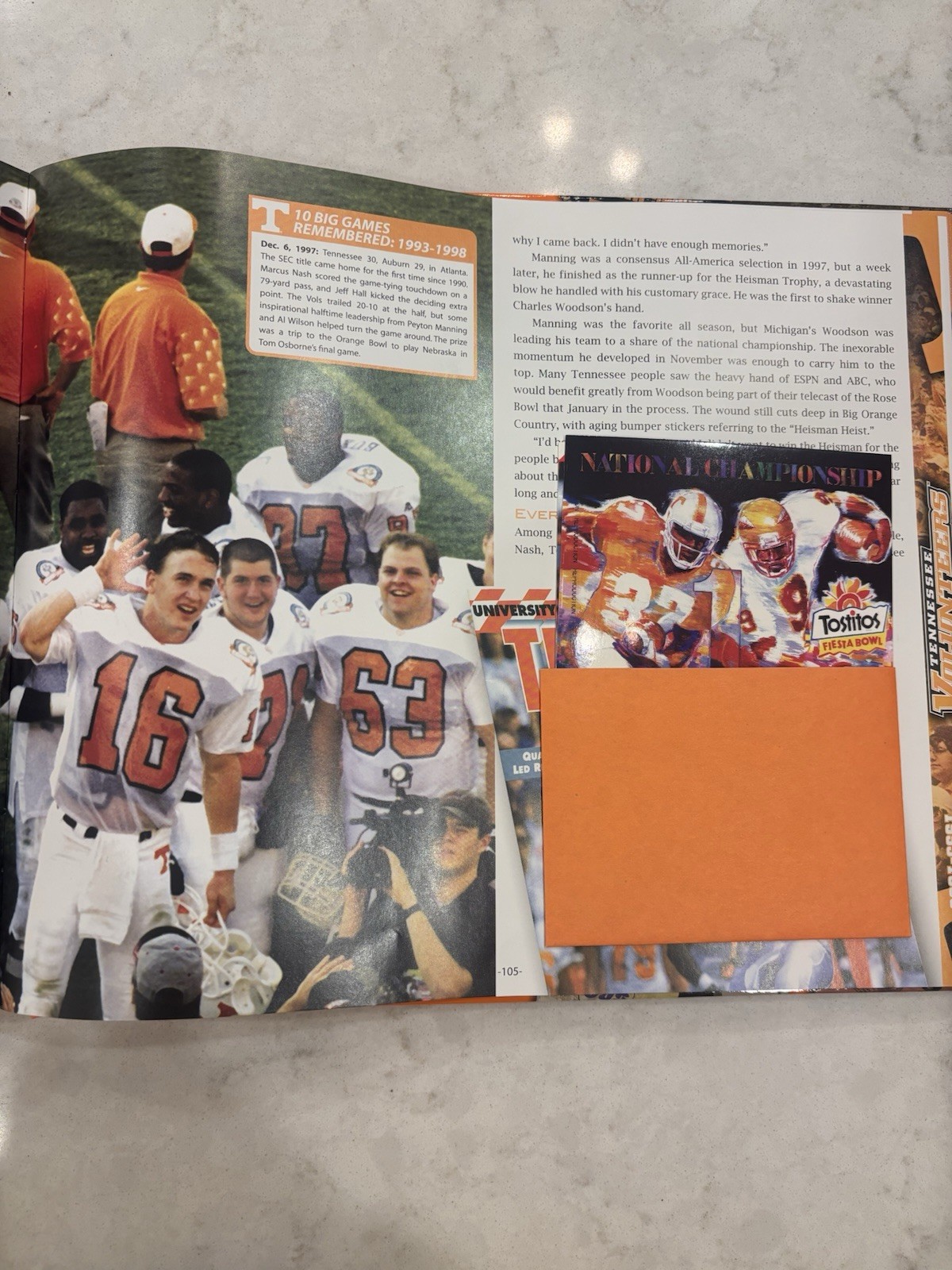 The University of Tennessee All-Access Football Vault