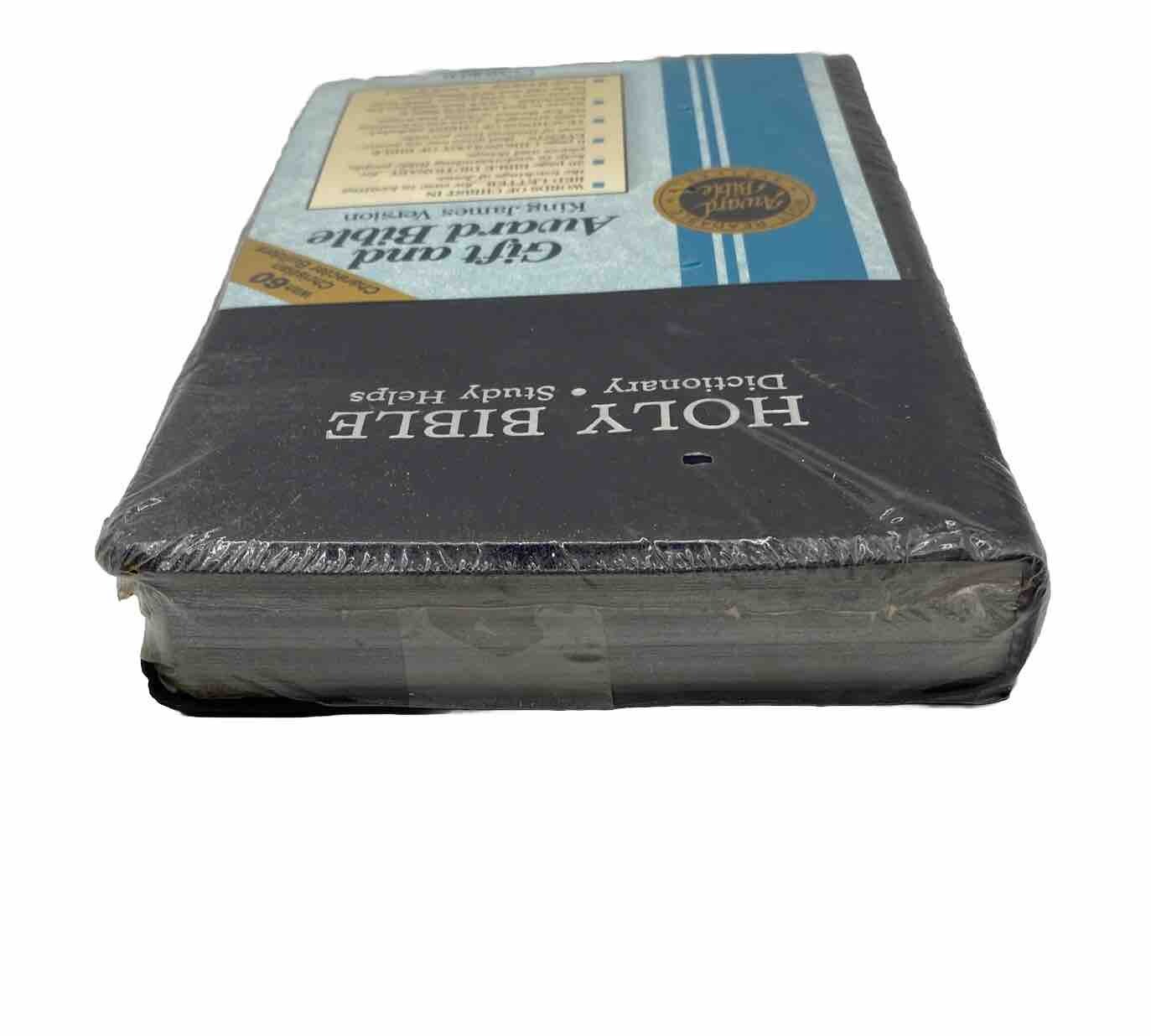 Gift and Award Bible by Thomas Nelson (Navy Blue Imitation Leather) New / Sealed