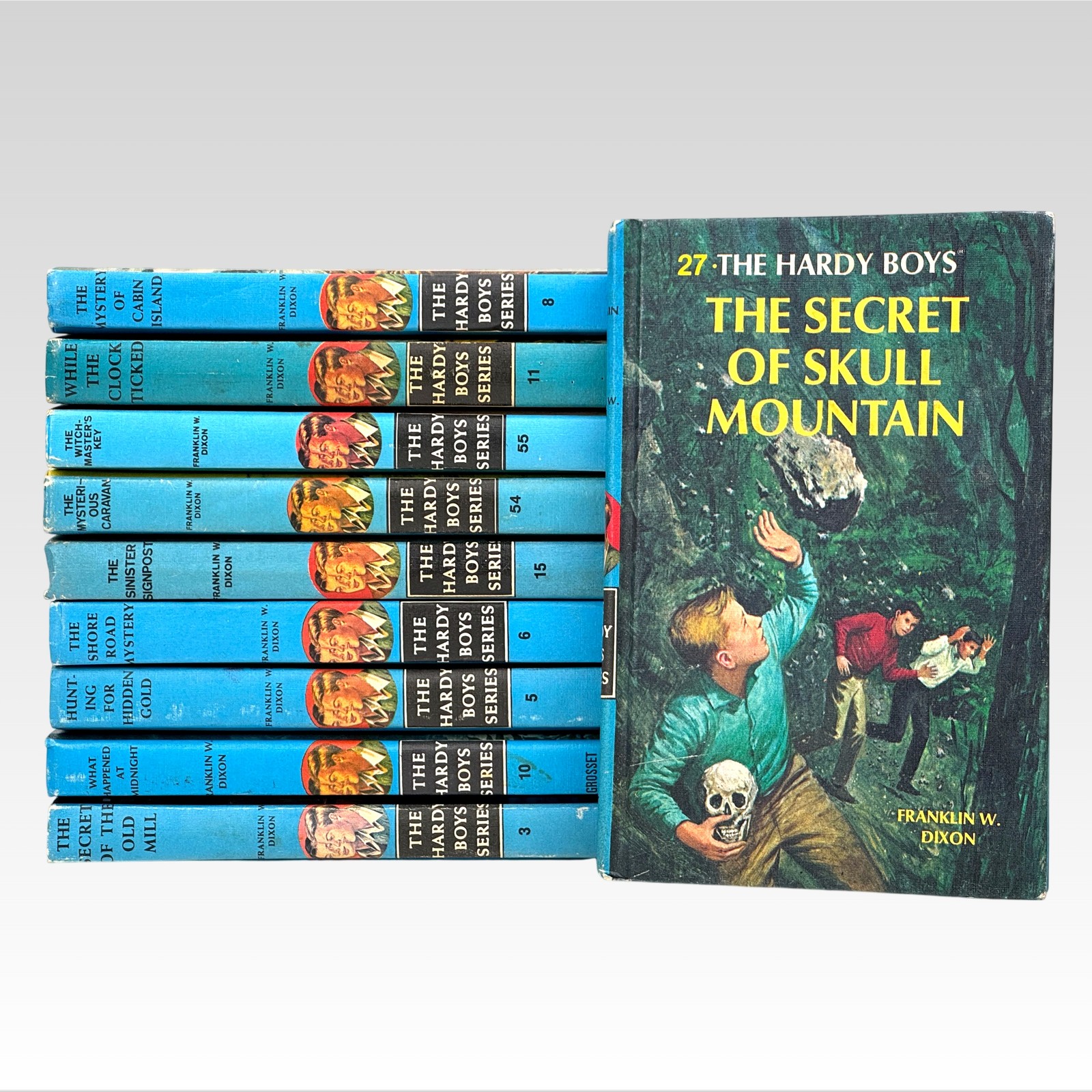 1960s-1970s FRANKLIN W. DIXON. The Hardy Boys Lot of 10 VINTAGE HC VG