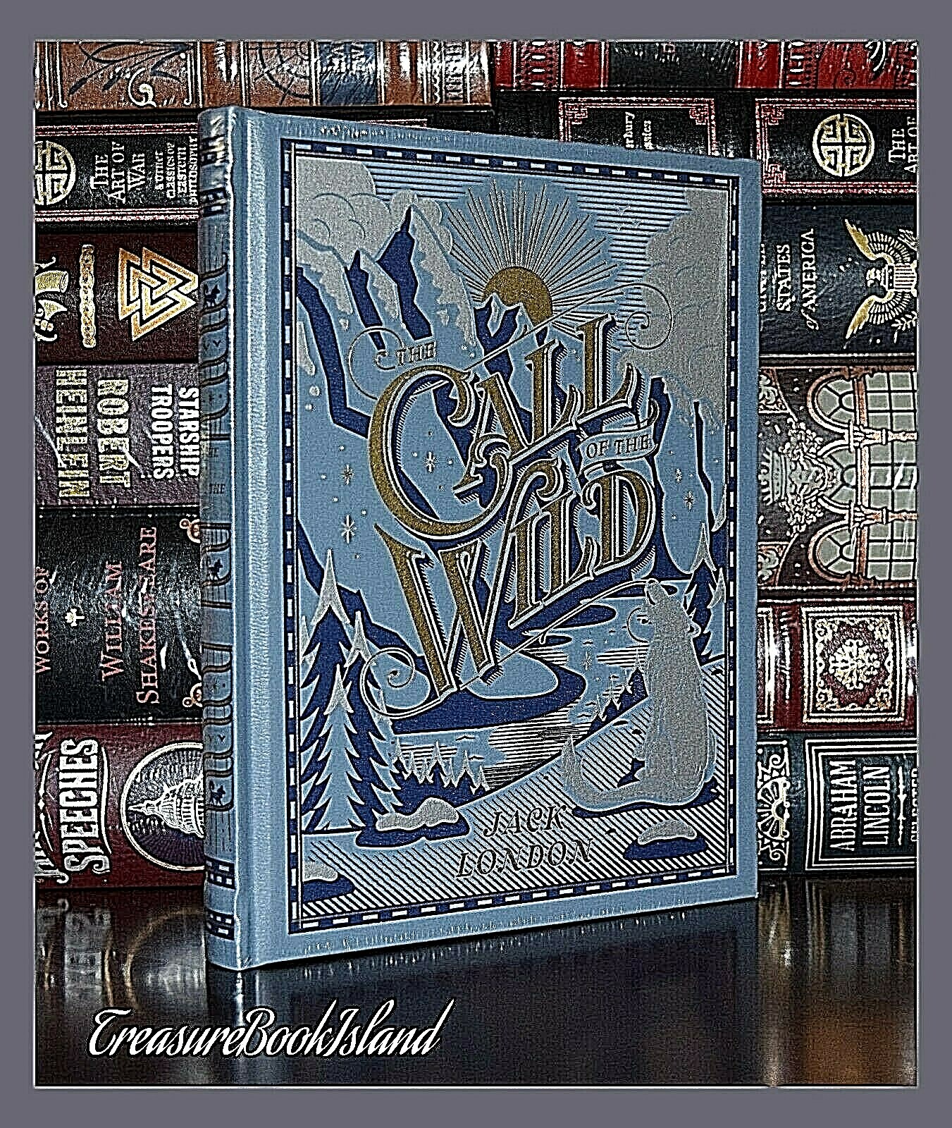 New Call of the Wild by Jack London Illustrated Leather Bound Sealed Collectible