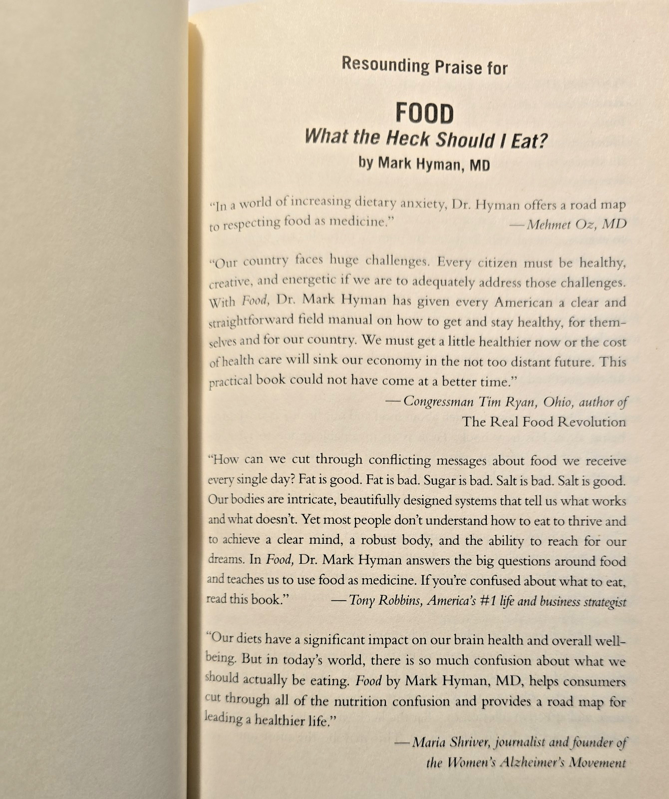 Food: What the Heck Should I Eat? – Mark Hyman – Health – Wellnesscore