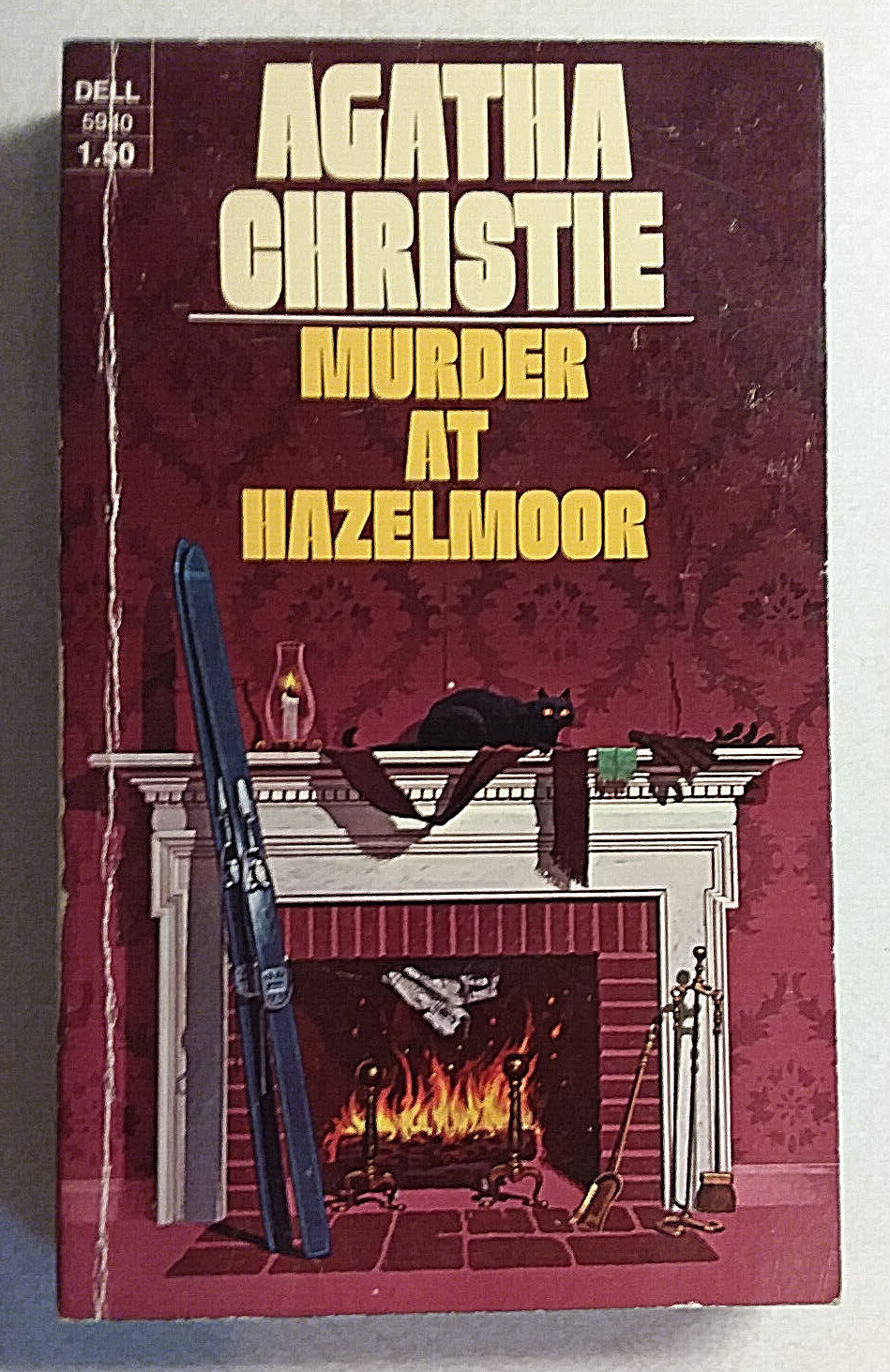 VINTAGE 1976 AGATHA CHRISTIE MURDER AT HAZELMOOR BOOK NOVEL DELL PUBLISHING