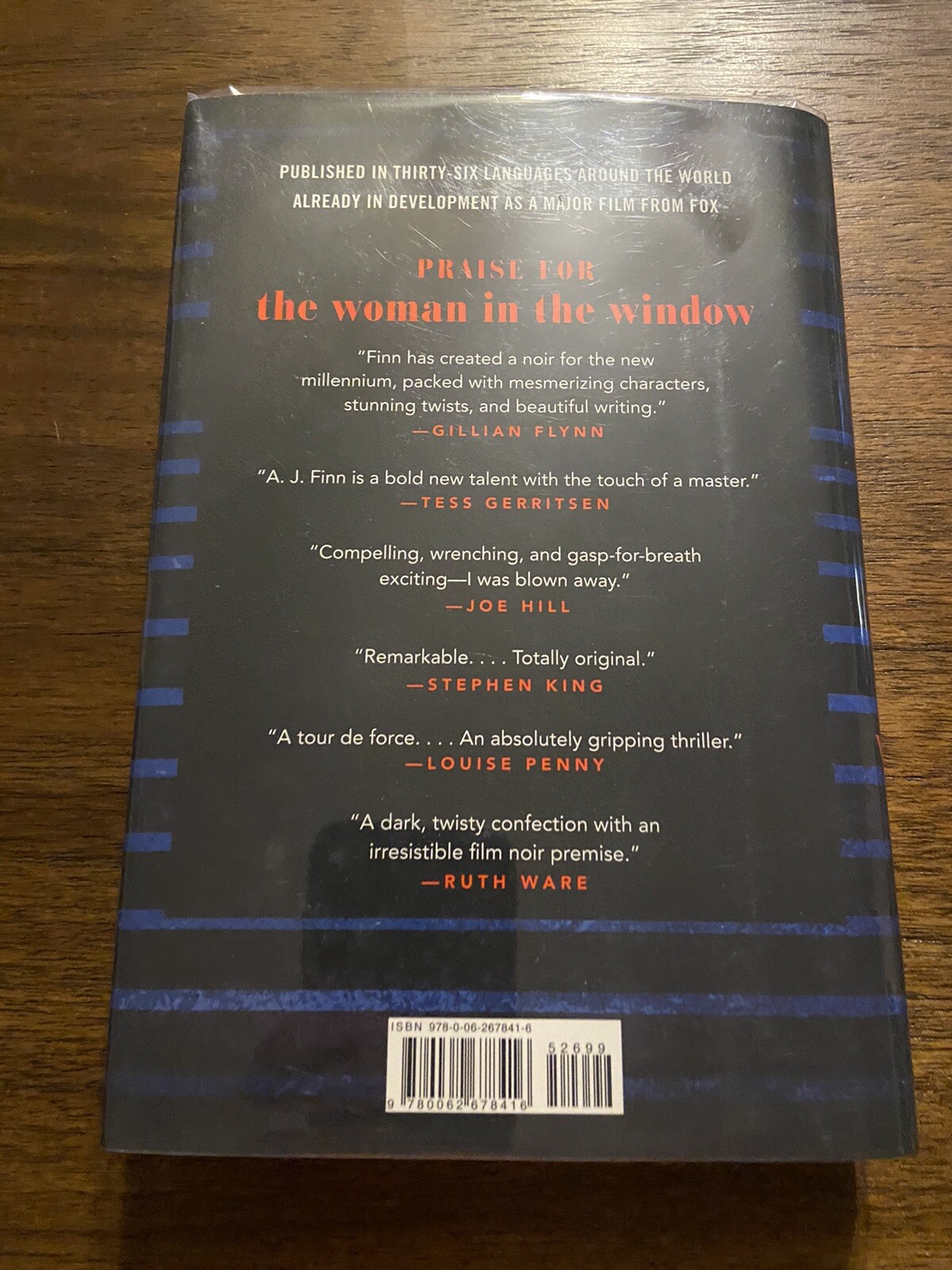 SIGNED The Woman in the Window By A.J. Finn 1st Printing First Edition 2018 HCDJ
