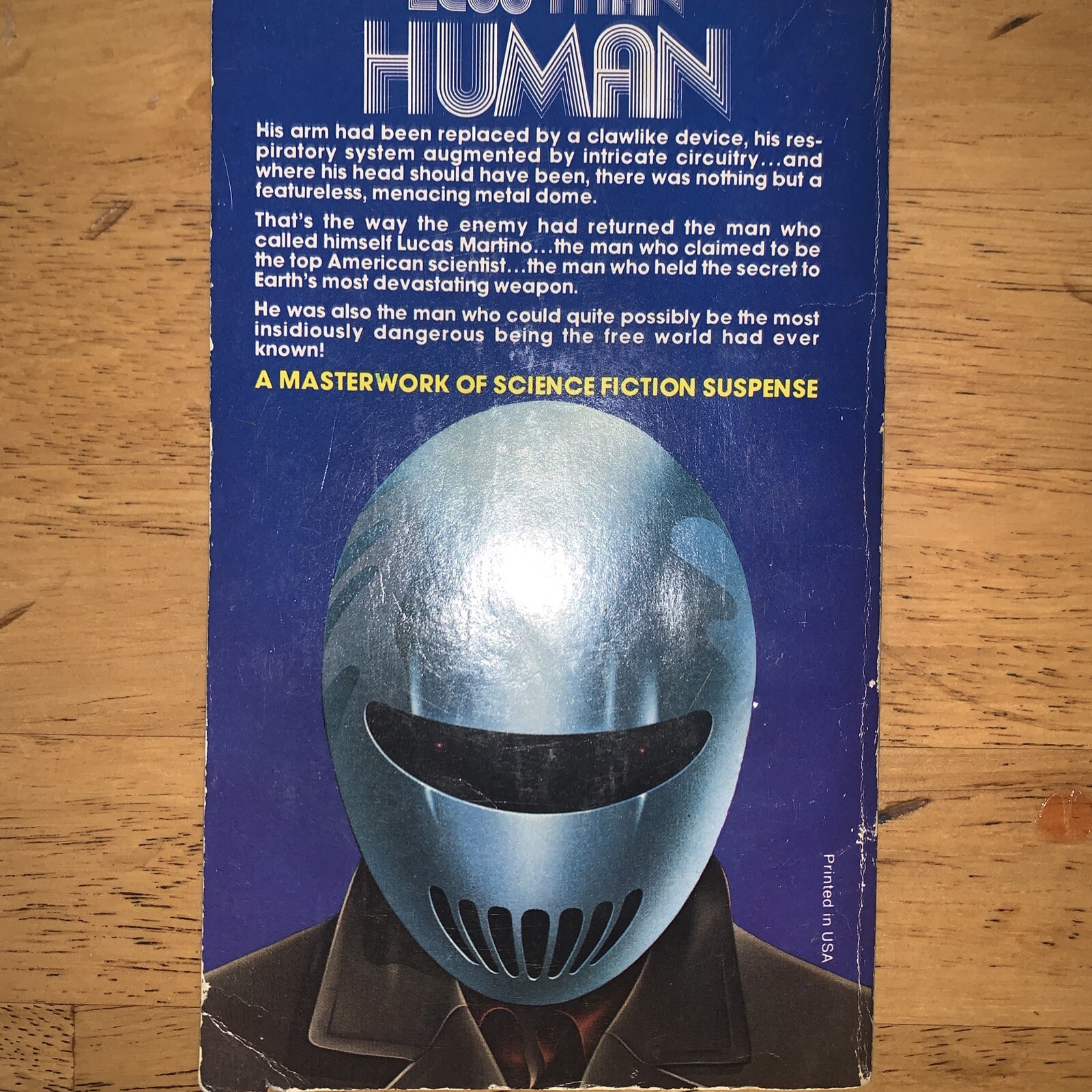 (EMB206) WHO? Algis Budrys Ballantine Books SF Classic August 1975!