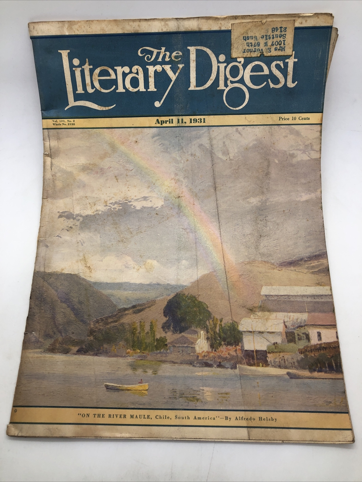 THE LITERARY DIGEST MAGAZINE 11 APRIL 1931 NEWS GENERAL INTEREST STORIES