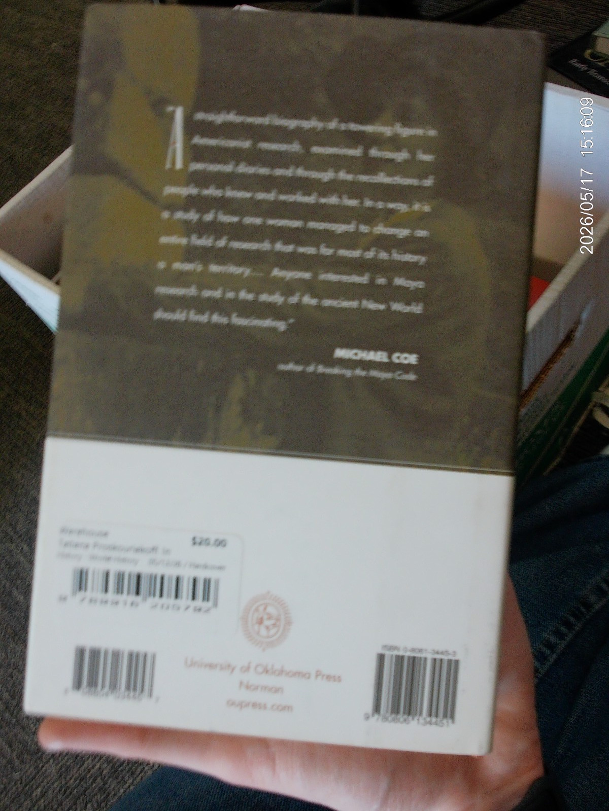 Tatiana Proskouriakoff: Interpreting the Ancient Maya – Char Solomon (2002, HB)